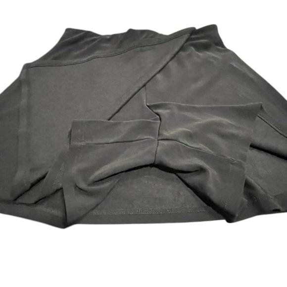 Boston Proper Black Pull-on Wrap Skort Beyond Travel Vacation Sports - Picture 5 of 16